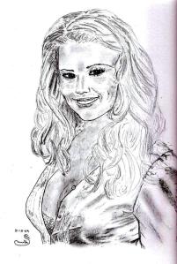 Cherylesque - pencil sketch 21.10.2009